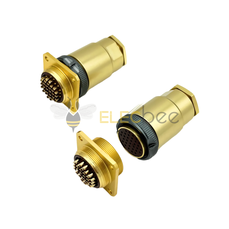 PC-32ZPJ系列32芯對接款連接器螺紋連接器插頭插座